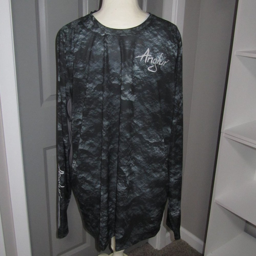 Men's Anglur Phantom Slate Long Sleeve Shirt Size 2XL NWOT.